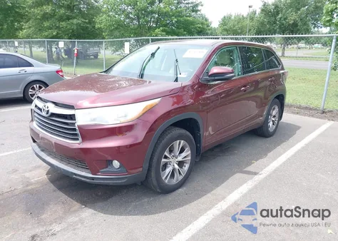 2015 Toyota Highlander Le/Le Plus from USA, damaged, VIN 5TDBKRFH7FS089995